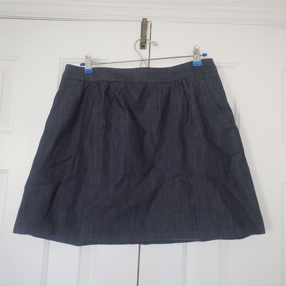 Fit and flair denim skirt with POCKETS! Sz 8 - Picture 10 of 10
